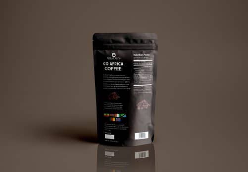 Go Africa Coffee Whole Bean- Dark Roast - 8 oz. bag - Image 4