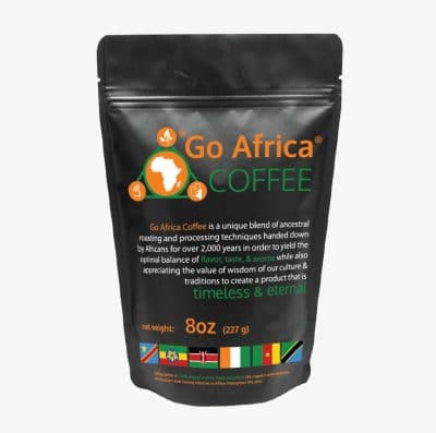 Go Africa Coffee Whole Bean- Dark Roast - 8 oz. bag - Image 6