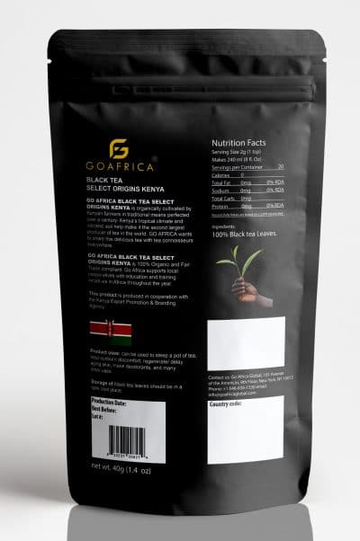 Go Africa® Select Origins: Kenya: Black Tea -  (1.4 oz / 40 grams) Loose Leaf - Image 3